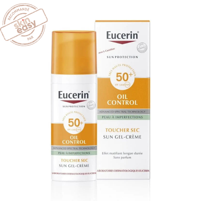 Eucerin® Sun Protection Oil Control Gel-Crème SPF 50+  crème solaire invisible